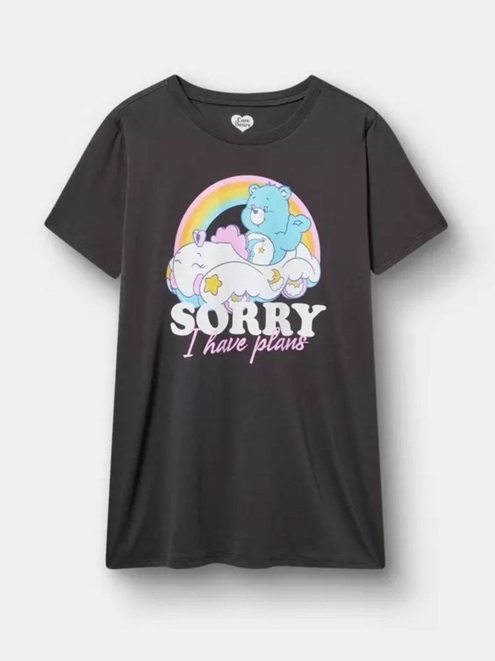 NWT 2X Care Bears 'Sorry I Have Plans' Graphic Tee